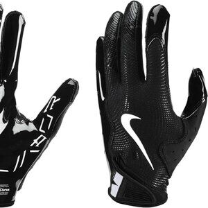 Nike Vapor Jet 8.0 Football Gloves Black/White Size Adult's Medium